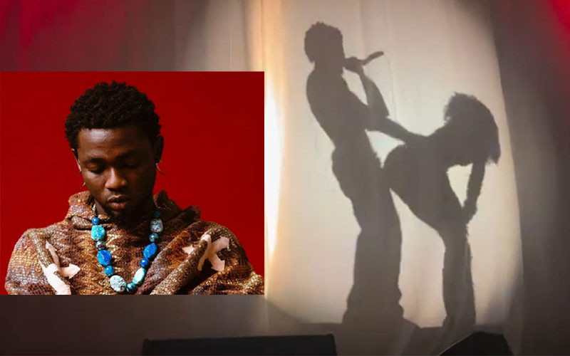 Internet Runs Amok Following Omah Lay's Sexual Dance Performance With Lady In Front Of Her Boyfriend.