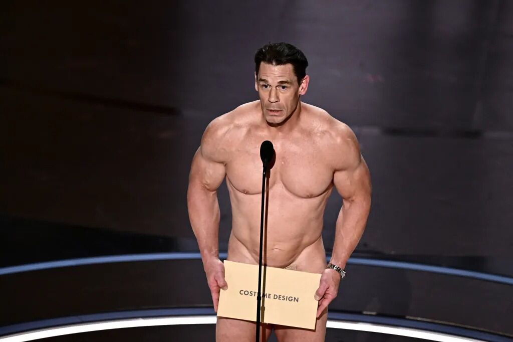 John Cena Breaks The Internet With Nude Appearance At The Oscars