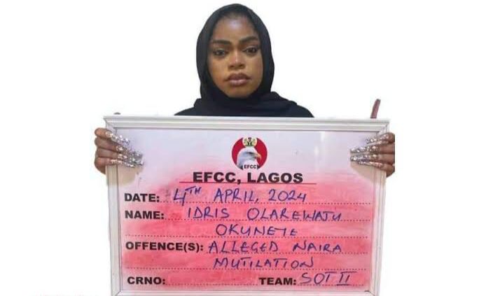 Crossdresser Bobrisky Faces Charges of Naira Abuse and Money Laundering after EFCC Arrest.