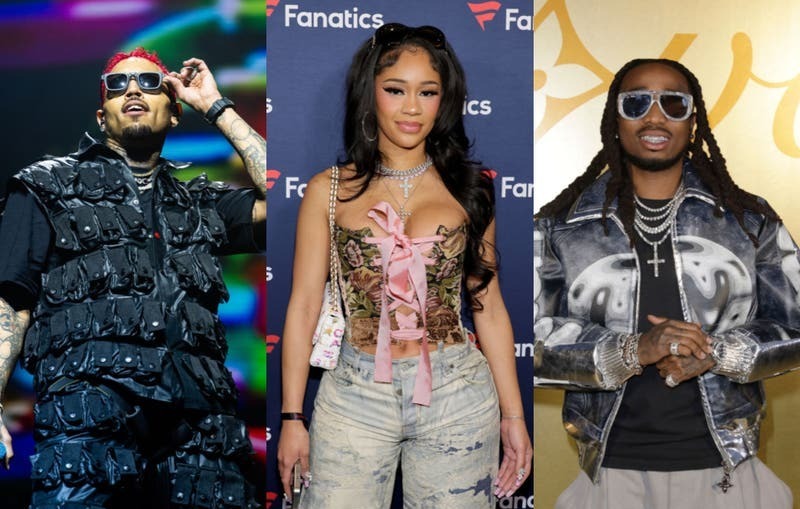 Chris Brown Namedrops Saweetie, Sparks Outrage with New Diss Track Aimed at Quavo.