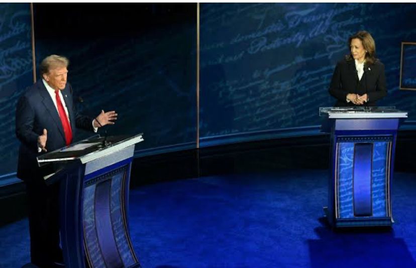 A Front-Row Seat to the Kamala Harris vs. Trump Debate: Bold Poise vs. Bluster.