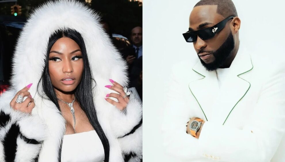 Nicki Minaj Praises Davido’s Musical Talent.